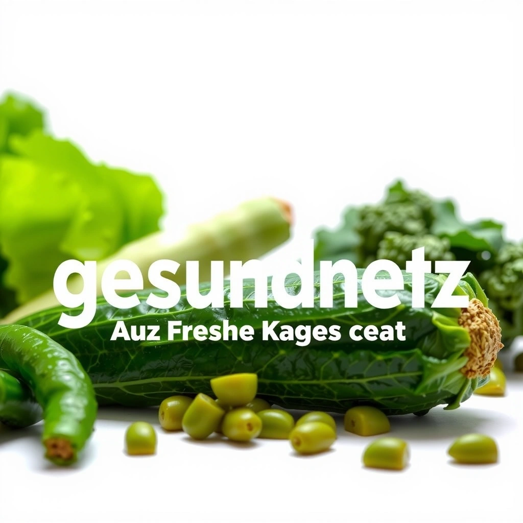 Abstrakte Komposition aus frischem Gemüse und Getreide